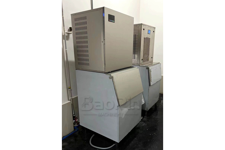 500kg ice cube machine sent to customer site